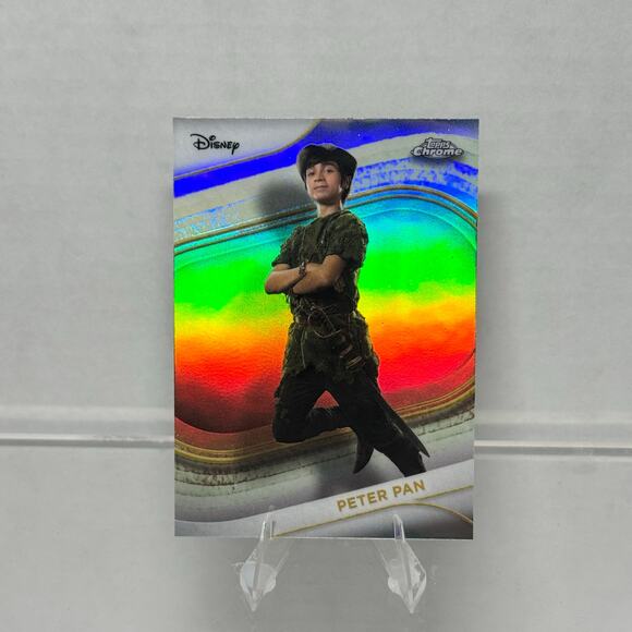 Disney Topps Chrome 2025 Peter Pan Live Action Refractor - Picture 1 of 6